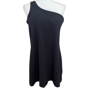 All In Motion Target Black One-Shoulder Workout Exercise Dress Large